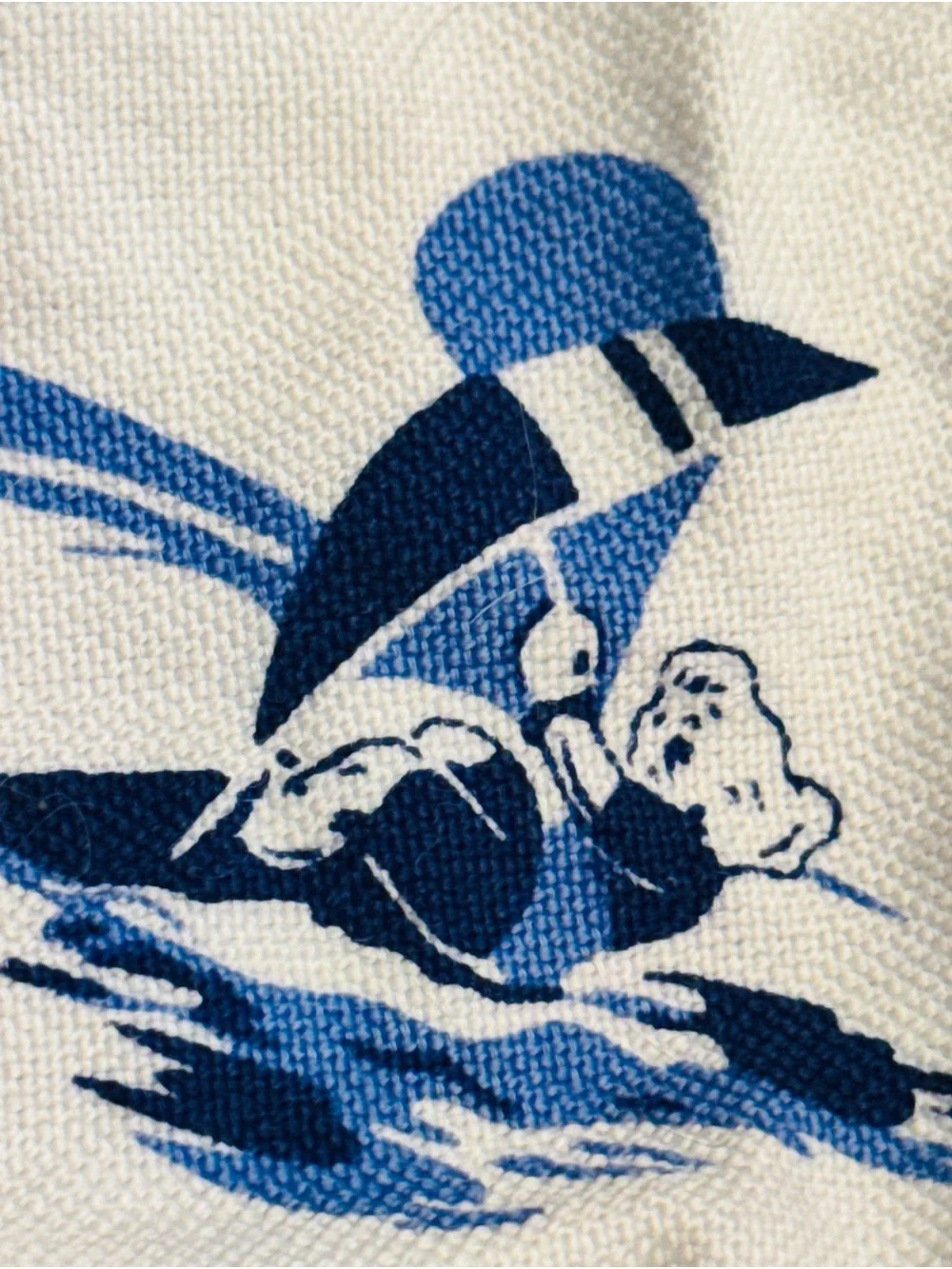 Ralph Lauren White Romper with Blue Nautical Print 18 months
